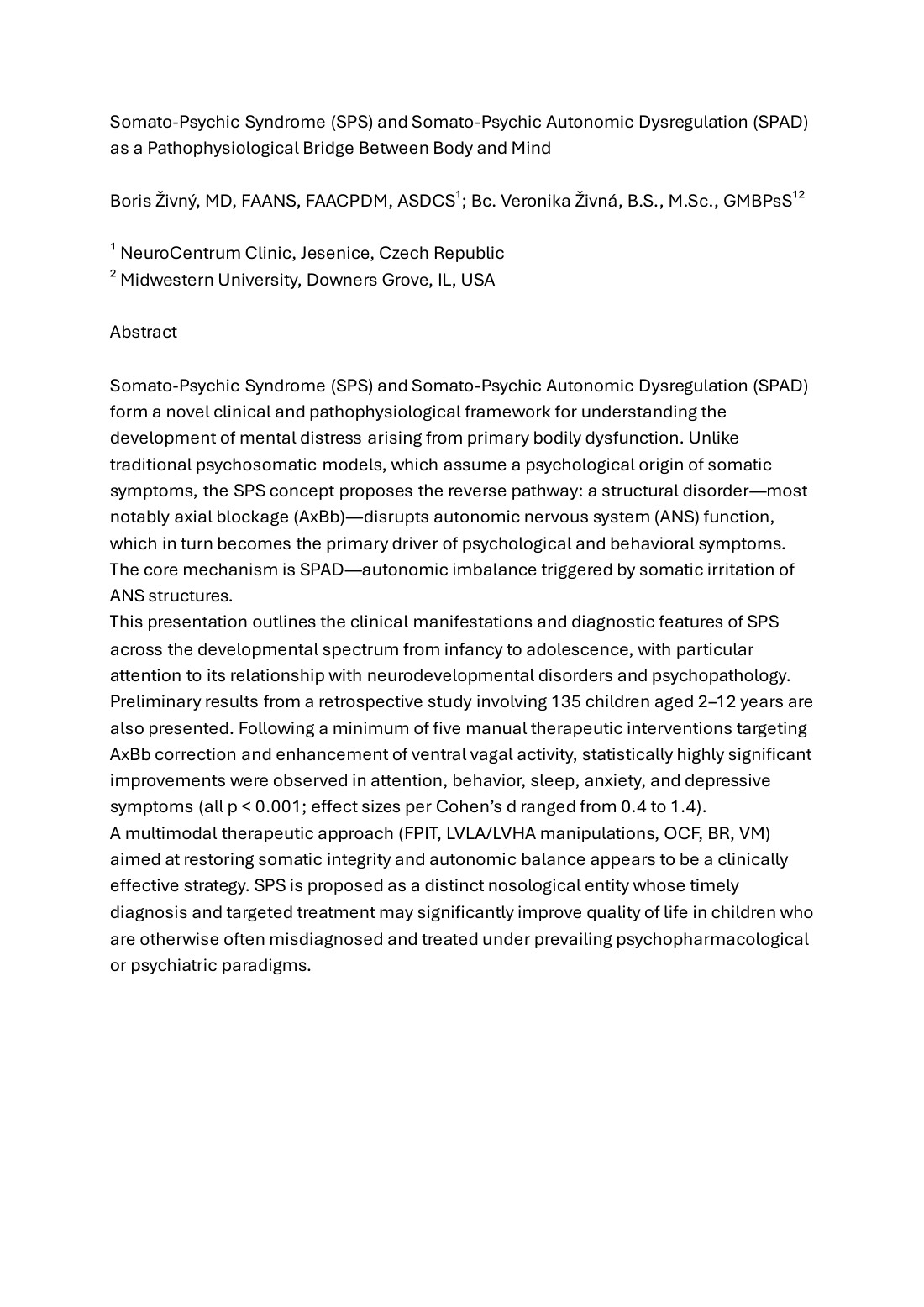 Preview of the BMU 2025 abstract